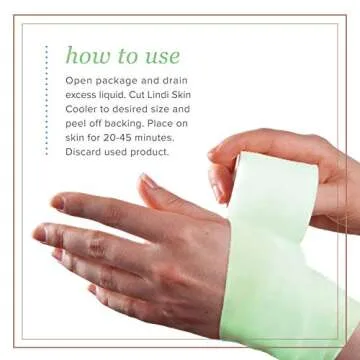 Lindi Skin: Cooler Roll - Cooling Hydro-Gel Formulated To Reduce Redness And Inflammation (1 Roll, 4 in. wide x 60 in. long)