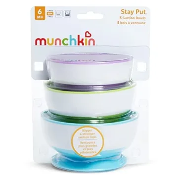 Munchkin Stay Put Suction Bowls for Baby & Toddler