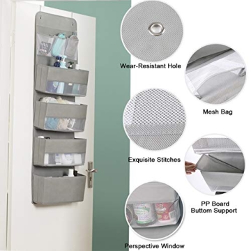 Jay-Chi Over Door Organizer - 7 Pocket Storage Solution