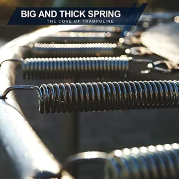 BestMassage 10FT/12FT Trampoline for Kids with Safety Net