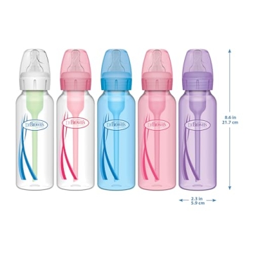 Dr. Brown's Anti-Colic Baby Bottles 8oz 4 Pack