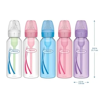 Dr. Brown's Anti-Colic Baby Bottles 8oz 4 Pack