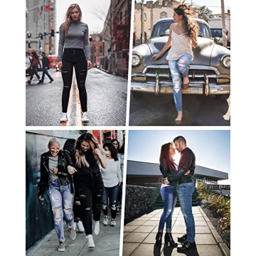 Stylish Qazel Vorrlon Women's High Waisted Jeans