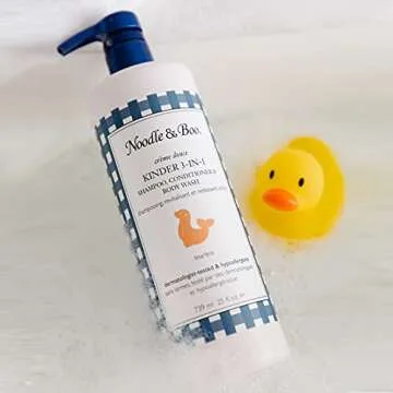 Noodle & Boo Kinder 3-in-1 Shampoo, Conditioner & Body Wash for Baby, Tear Free Shampoo for Kids, Hypoallergenic, Plant-Based & Pediatrician-Tested, Ideal for Eczema-Prone and Sensitive Skin, 25 fl oz