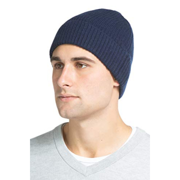 Fishers Finery Cashmere Hat for Men - Stylish & Warm