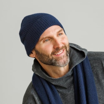 Fishers Finery Cashmere Hat for Men - Stylish & Warm