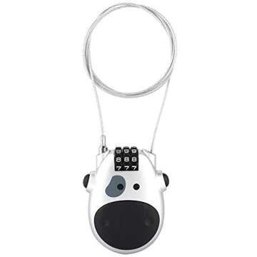 Sonew 3 Digit Code Combination Password Lock, Resettable Zinc Alloy Combination Suitcase Baggage Loc...