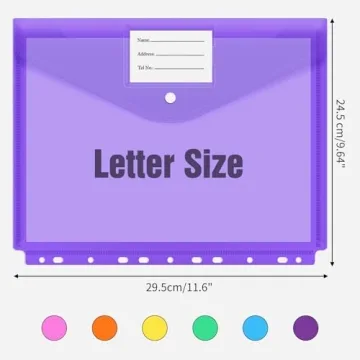 EOOUT Binder Pocket Set | Organized & Vibrant 30pc Pockets