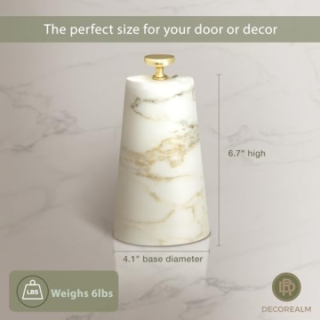 Stunning Marble Decorative Door Stop for Home Decor