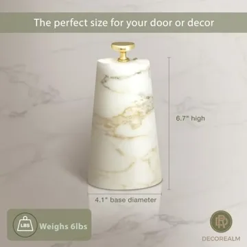 Stunning Marble Decorative Door Stop for Home Decor