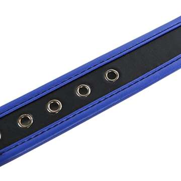 Beautysdream Men's PU Leather Shoulder Support Chest Harness Adjustable Buckles Accerssory (blue), One Size