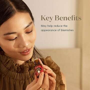 Young Living Tea Tree (Melaleuca Alternifolia) Essential Oil - 5ml Bottle - Clear and Healthy Complexion - Inhale The Refreshing Aroma of Tea Tree Oil to Support Clear Breathing