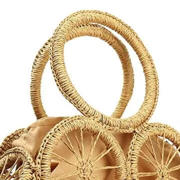 Stylish Straw Crossbody Bag for Summer Women