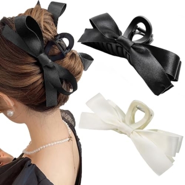 Sizobi Bow Claw Clips - Elegant Hair Accessories for All Hair Types