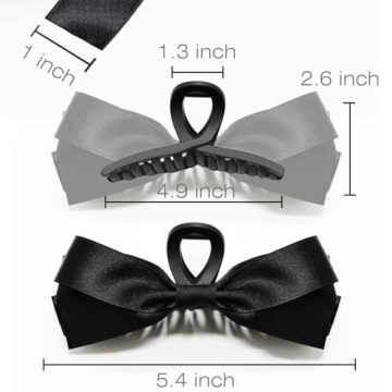 Sizobi Bow Claw Clips for Women, Stylish Hair Accessories