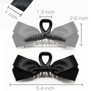 Sizobi Bow Claw Clips for Women, Stylish Hair Accessories