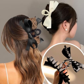 Sizobi Bow Claw Clips for Women, Stylish Hair Accessories
