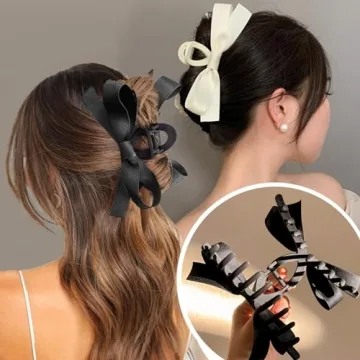 Sizobi Bow Claw Clips for Women, Stylish Hair Accessories