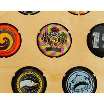 Michigan Beer Cap Map - Perfect Gift for Beer Lovers