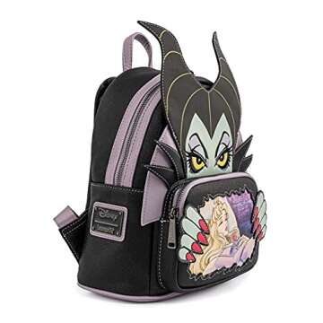 Loungefly Disney Villains Scene Maleficent Sleeping Beauty Womens Double Strap Shoulder Bag Purse