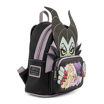 Loungefly Disney Villains Scene Maleficent Sleeping Beauty Womens Double Strap Shoulder Bag Purse