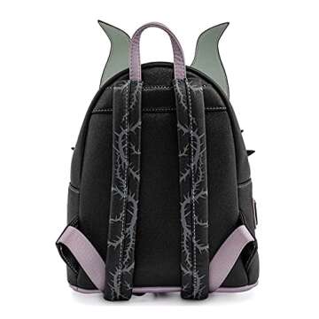 Loungefly Disney Villains Scene Maleficent Sleeping Beauty Womens Double Strap Shoulder Bag Purse