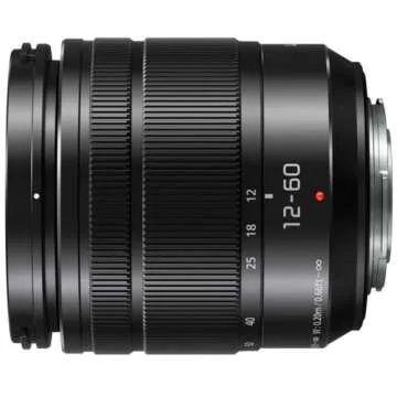 PANASONIC LUMIX G VARIO LENS, 12-60MM, F3.5-5.6 ASPH., MIRRORLESS MICRO FOUR THIRDS, POWER OPTICAL I.S., H-FS12060 (USA BLACK)