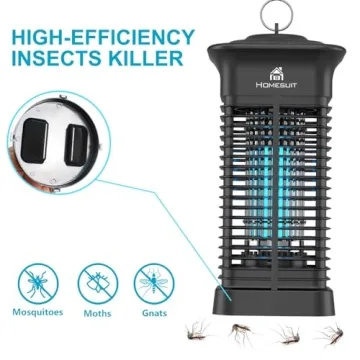 Homesuit Bug Zapper 15W - Eco-Friendly Indoor & Outdoor Pest Control