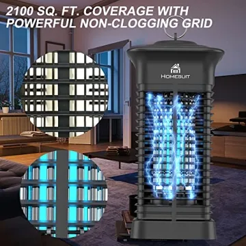 Homesuit Bug Zapper 15W - Eco-Friendly Indoor & Outdoor Pest Control