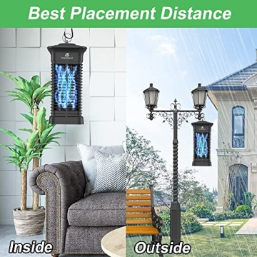 Homesuit Bug Zapper 15W - Eco-Friendly Indoor & Outdoor Pest Control