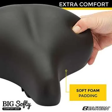 Big Soft Cushion Bike Seat for Seniors - Ultimate Comfort