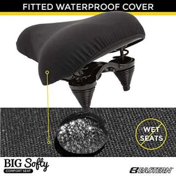 Big Soft Cushion Bike Seat for Seniors - Ultimate Comfort