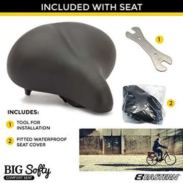 Big Soft Cushion Bike Seat for Seniors - Ultimate Comfort