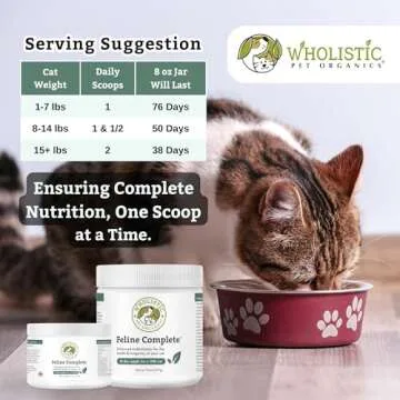 Wholistic Pet Organics Feline Complete Multivitamin & Probiotic