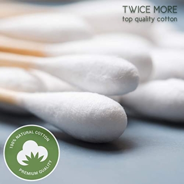 Eco-Friendly Bamboo Cotton Swabs for Sustainable Living