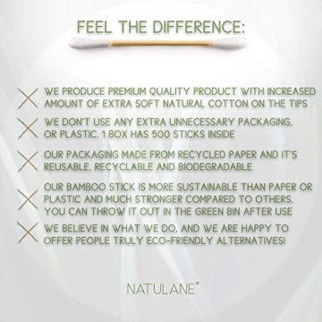 Eco-Friendly Bamboo Cotton Swabs for Sustainable Living