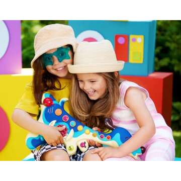 B. toys- Woofer- Interactive Dog Guitar- Musical Toys- 3 Music Modes- Big & Colorful Buttons – 2 Y...