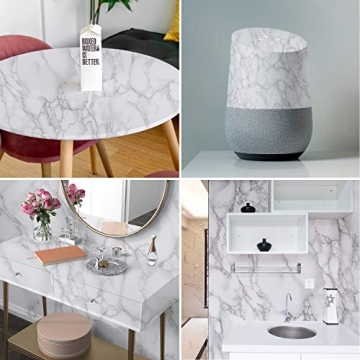 Ohuhu Marble Contact Paper Waterproof Self-Adhesive Wallpaper