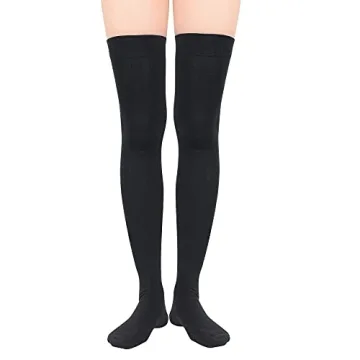 Zando Women's Stylish Thigh High Socks - Comfort & Elegance