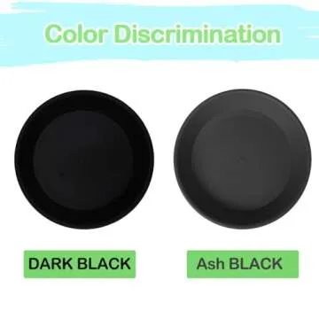 GREGICH 6 Pcs Plastic Plant Saucer Trays 7.5" (5.9" at Base), Single Size, Strong 6 8 10 12 inch Plant Water Catcher Tray for Pots Indoors Planter Drainage Drip Dish Potted Flower Bottom Plate Outdoor