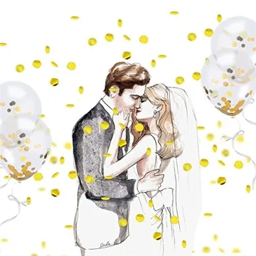 Gold Confetti Balloons for Stunning Party Decor