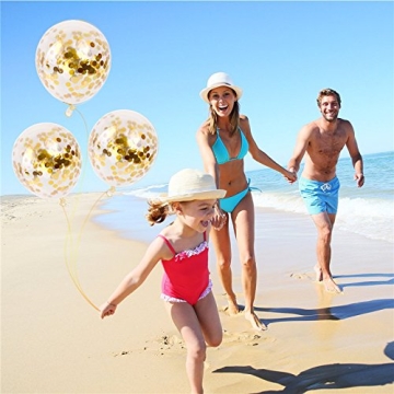 Gold Confetti Balloons for Stunning Party Decor