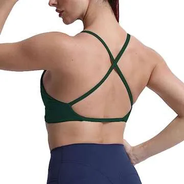 Aoxjox Stylish Low Impact Sienna Sports Bra for Women