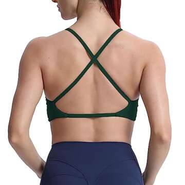 Aoxjox Stylish Low Impact Sienna Sports Bra for Women