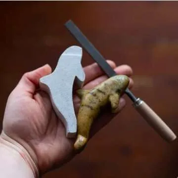 STUDIOSTONE Creative DIY Soapstone Carving Kit for All Ages