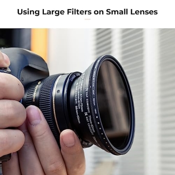 K&F Concept Lens Filter Adapter Ring Set - Versatile & Durable