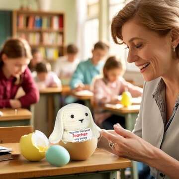 Charming Handmade Bunny Gift for Teachers Appreciation