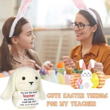 Charming Handmade Bunny Gift for Teachers Appreciation