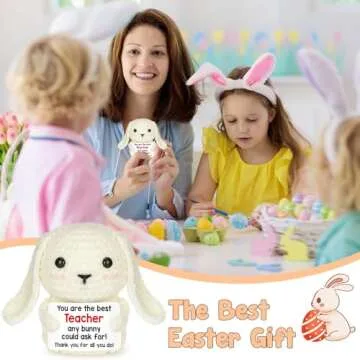 Charming Handmade Bunny Gift for Teachers Appreciation