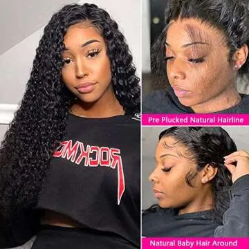 Bangjazz Water Wave Lace Front Wig 180% Density 26 Inch